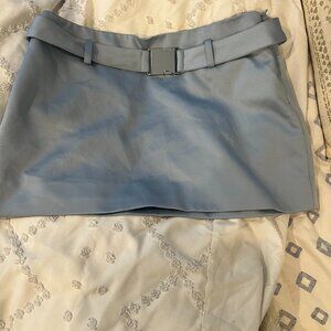 Reformation - Carla Low Waist Belted Satin Skirt